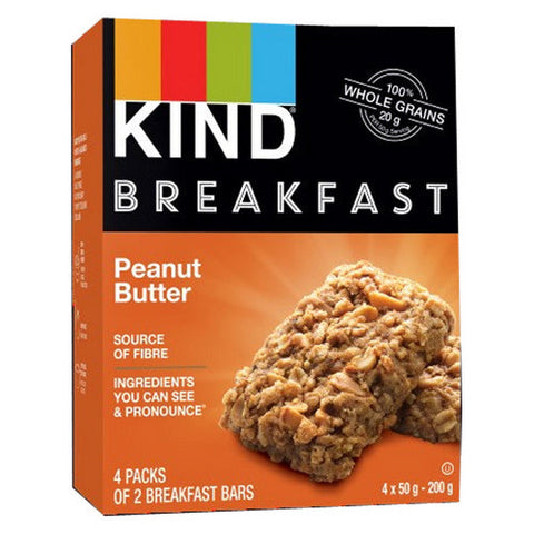 Kind, Peanut Butter Breakfast Bar, 4 Packs