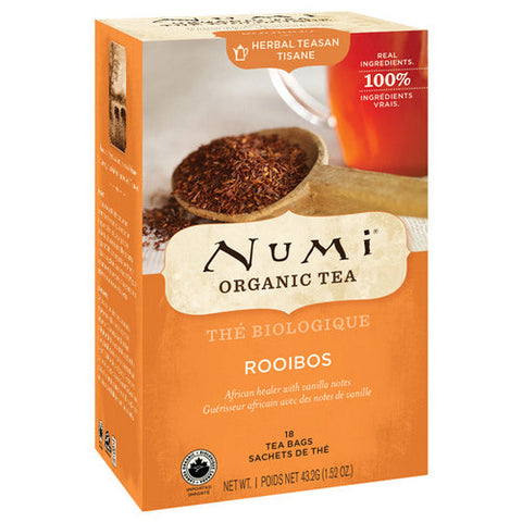 Numi, Organic Rooibos Tea, 18 Count
