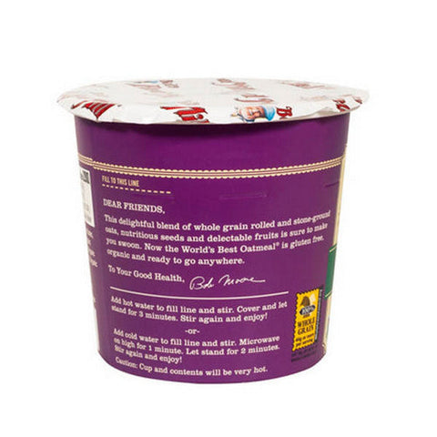 Bobs Red Mill, Organic Oatmeal Fruit And Seed Cups, 2.47 Oz