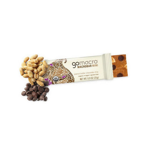 Gomacro, MacroBar Minis Peanut Butter Chocolate Chip, 8 Count
