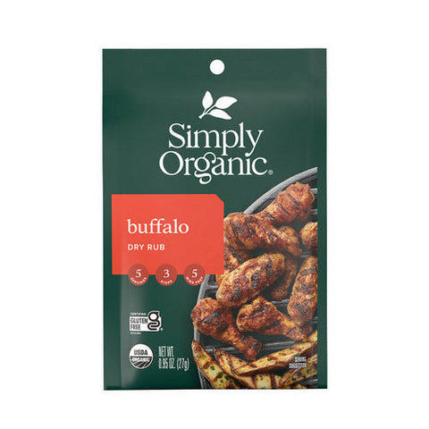 Simply Organic, Buffalo Dry Rub, 0.95 Oz
