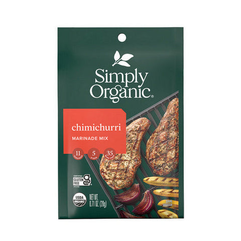 Simply Organic, Chimichurri Marinade Mix, 0.71 Oz