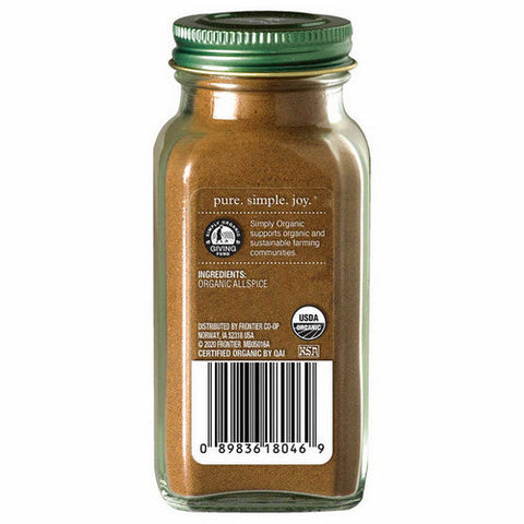Simply Organic, Allspice Ground, 2.57 Oz