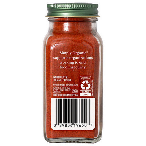 Simply Organic, Hot Paprika, 2.86 Oz