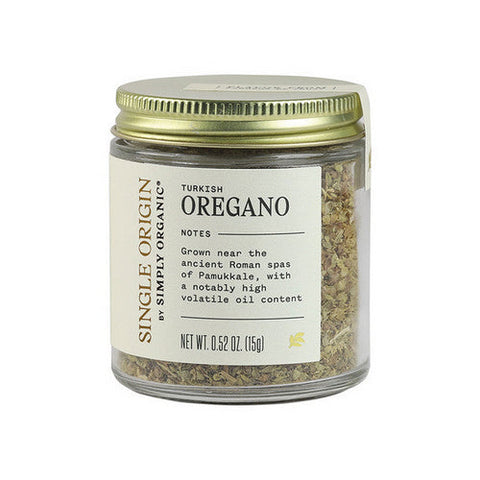 Simply Organic, Single Origin Turkish Oregano, 0.52 Oz