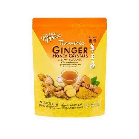 Prince Of Peace, Ginger Honey Crystals with Turmeric, 25 Count