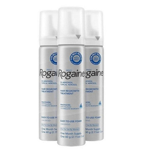 Rogaine, Men's Hair Regrowth Treatment Unscented, 6.33 Oz