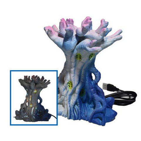 Hikari, Weird Waters Mellos Castle LED Resin Ornament, 1 Count / 6 Inches