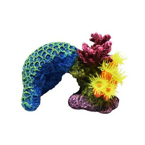 Hikari, Marine Series Double Coral Arch Resin Ornament, 1 Count / 3.5 Inches