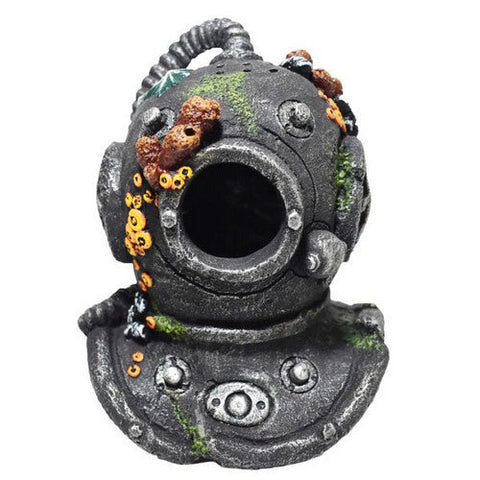 Hikari, Marine Series Diving Helmet With Coral Resin Ornament, 1 Count / 6.7 Inches