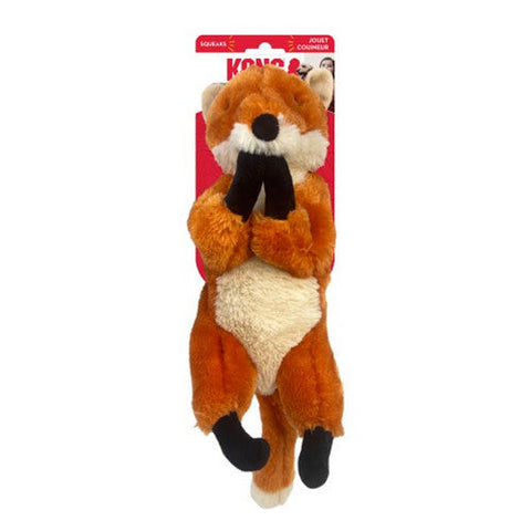 Kong, Wild Low Stuff Creatures Dog Toy Fox, 1 Count / Medium
