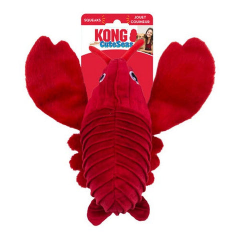 Kong, Cuteseas Rufflez Dog Toy Lobster, 1 Count (Small Medium)