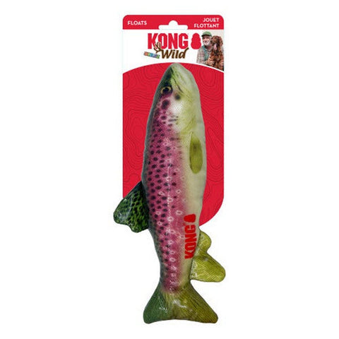 Kong, Wild Shieldz Dog Training Fish Dummy Trout, 1 Count / Medium