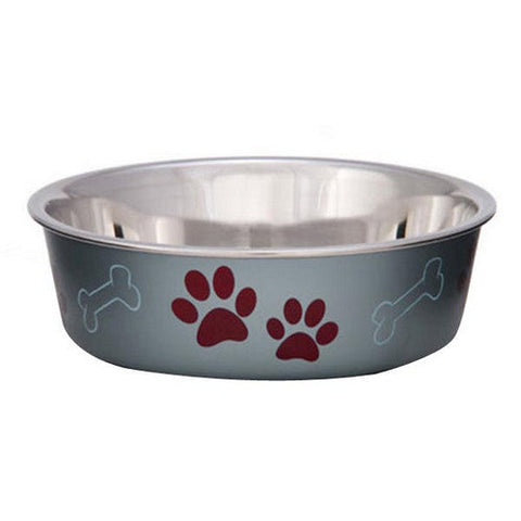 Loving Pets, Metallic Dog Bowl Blueberry, 1 Count / Large