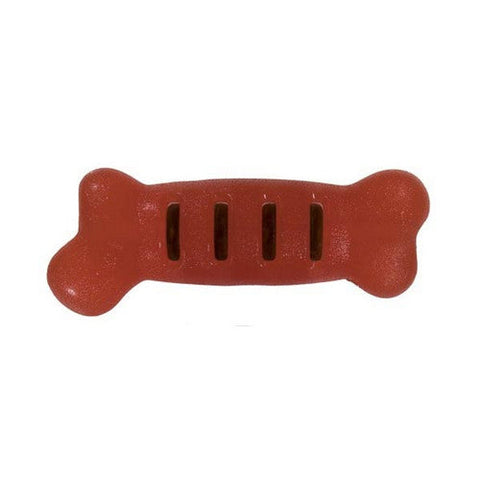 Starmark, Flex Grip Treat Ringer Bone Red, 1 Count / Large
