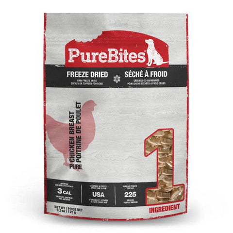 PureBites, Chicken Breast Freeze Dried Dog Treats, 1 Count (6.2 Oz)