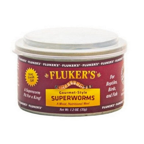 Fluker's, Gourmet Style Canned Superworms, 1 Count / 1.2 Oz