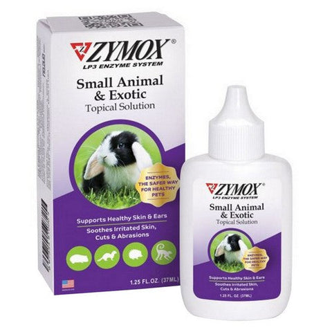 Zymox, Small Animal and Exotic Topical Solution, 1 Count (1.25 Oz)