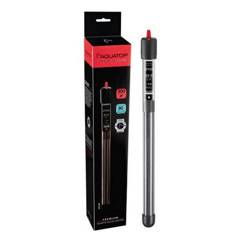 Aquatop, Quartz Platinum Glass Heater, 1 Count (55-100 Gallons / 300 Watts)