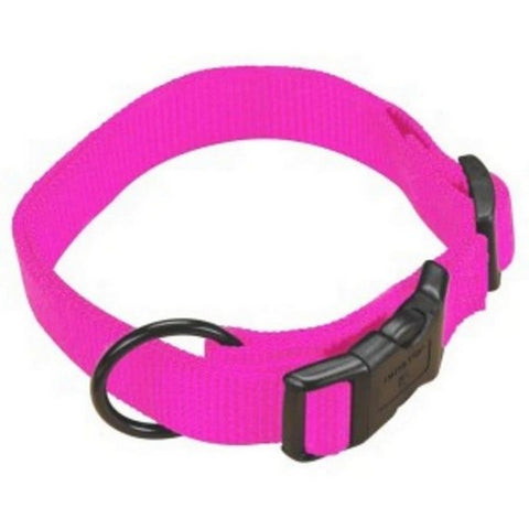 Collar Adjustable 1" 18-26 Large Hot Pink 2 Count by Hamilton