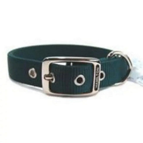 Collar Single Thick 5/8" 14" Dark Green 2 Count by Hamilton