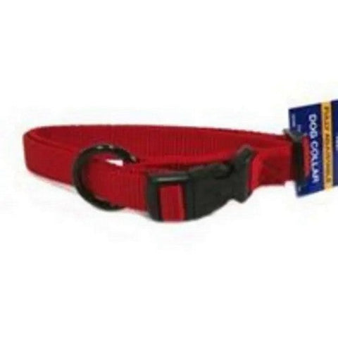 Collar Adjustable 3/4" 16-22 Med Red 2 Count by Hamilton
