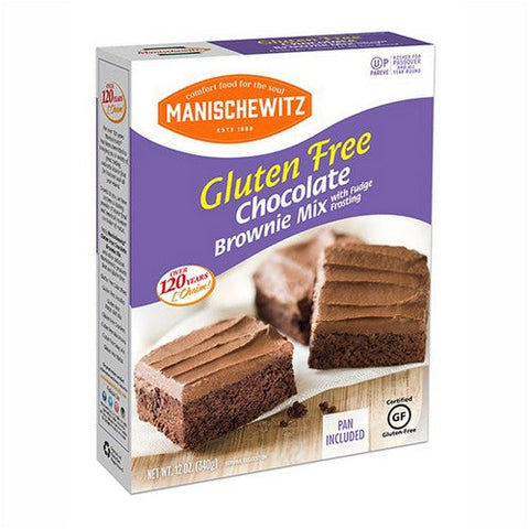 Manischewitz, Chocolate Brownie Mix, 12 Oz (Case Of 12)