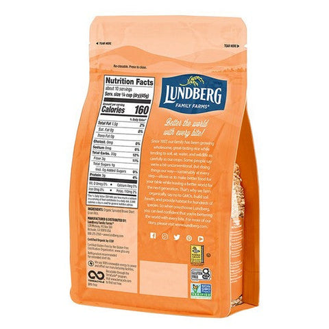 Lundberg, Organic Sprouted Short Grain Brown Rice, 16 Oz (Case Of 6)