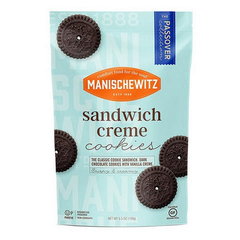 Manischewitz, Cr��me Sandwich Cookies, 5.5 Oz (Case Of 12)