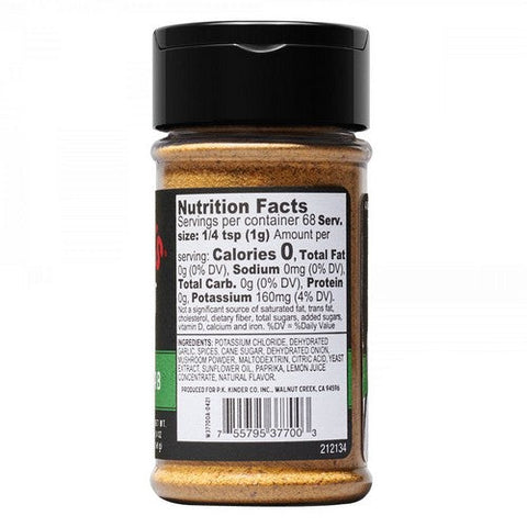 Kinders, Seasoning Garlic Herb No salt, 2.4 Oz (Case Of 8)