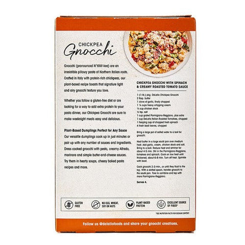 Delallo, Chickpea Gnocchi, 16 Oz (Case Of 6)