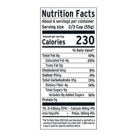 Purely Elizabeth, Superfood Cereal Vanilla Blueberry Almond With Vitamin D, 11 Oz (Case Of 6)