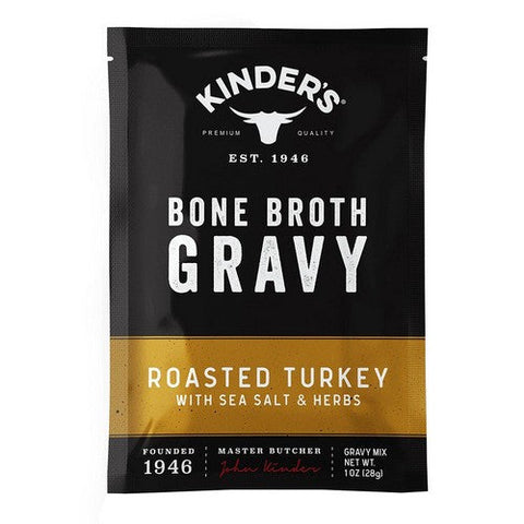 Kinders, Gravy Bone Broth Roasted Turkey, 1 Oz (Case Of 15)