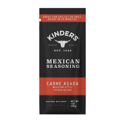 Kinders, Mexican Seasoning Carne Asada, 1 Oz (Case Of 15)