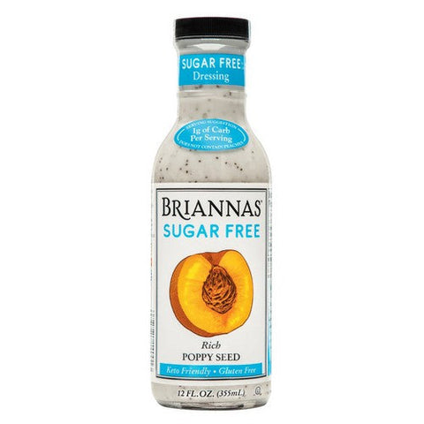 Briannas, Rich Poppy Seed Dressing Sugar Free, 12 Oz (Case Of 6)