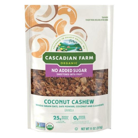Cascadian Farm, Organic Coconut Cashew Granola, 11 Oz (Case Of 4)