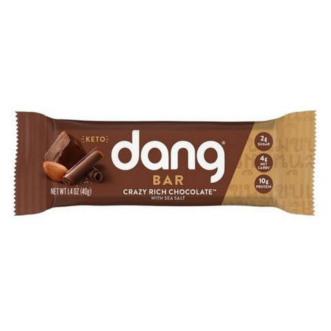Dang, Chocoalte Crazy Rich Bar, 1.4 Oz (Case Of 12)