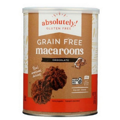 Absolutely Gluten Free, Macaroons Chocolate Grain Free, 10 Oz(Case Of 6)