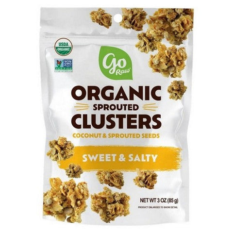 Go Raw, Clusters Coconut And Sprouted Seeds Sweet And Salty, 3 Oz(Case Of 6)
