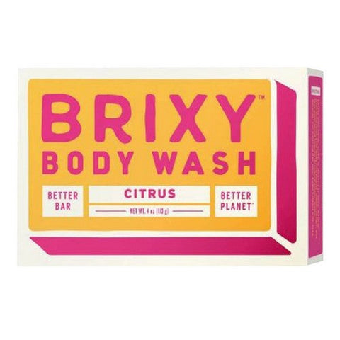 Brixy, Body Wash Bar Citrus, 4 Oz