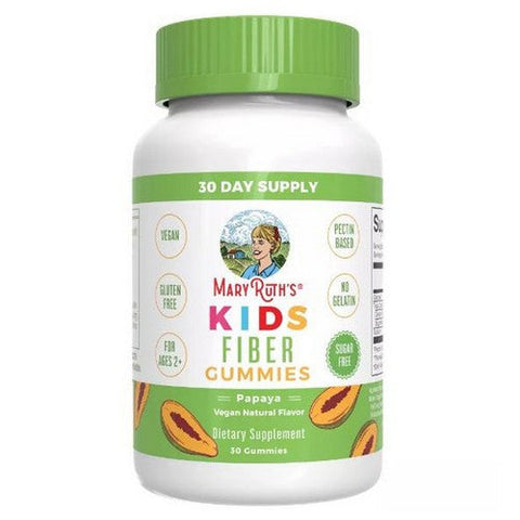 MaryRuth's, Organics Kids Fiber Papaya, 60 Gummies
