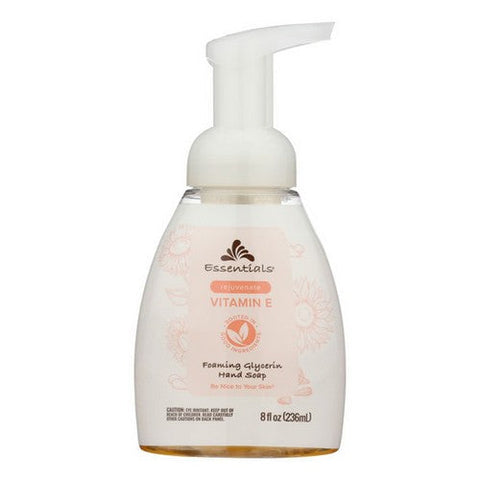 Essentials, Foaming Glycerin Hand Soap Vitamin E, 8 Oz