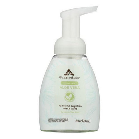 Essentials, Foaming Glycerin Hand Soap Aloe Vera, 8 Oz