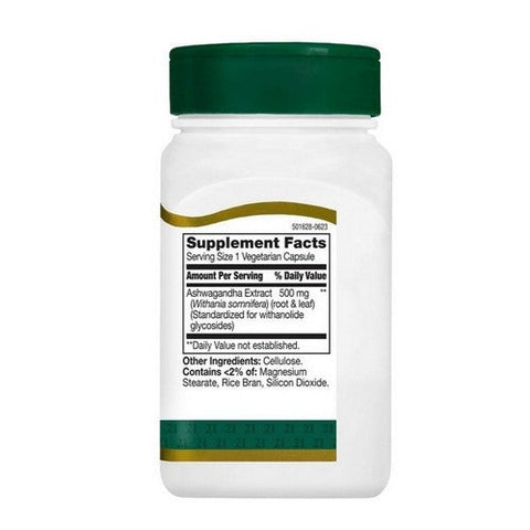 21st Century, Extract Ashwagandha, 60 Caps
