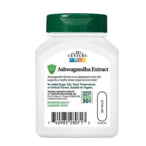 21st Century, Extract Ashwagandha, 60 Caps
