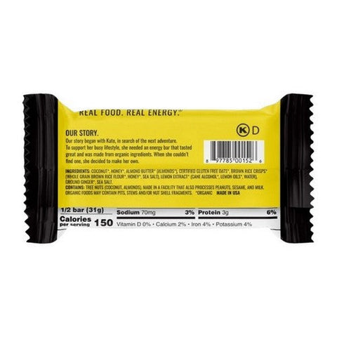 Left Coast Naturals, Lemon Coconut Bar, 62 Grams (Case Of 12)