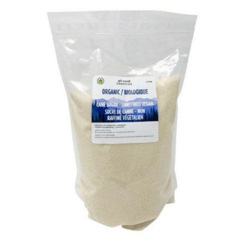 Left Coast Naturals, Organic Unrefined Cane Sugar, 2.27 Kgs (Case Of 6)