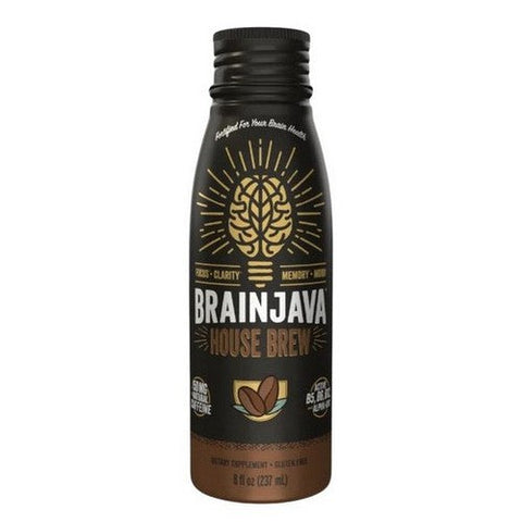 Brainjava, Coffee House Brew, 8 Oz (Case Of 4)