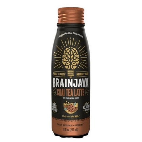 Brainjava, Chai Tea Latte, 8 Oz (Case Of 4)