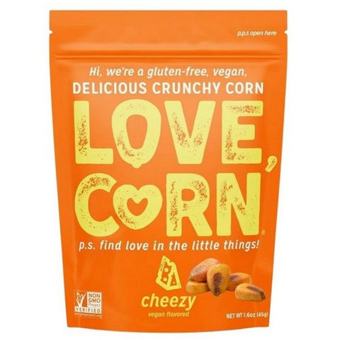Love Corn, Roasted Corn Cheezy Snack, 1.6 Oz (Case Of 10)